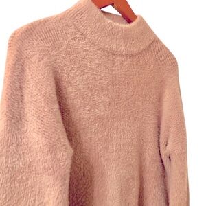 TRUTH BY REPUBLIC Fuzzy High Neck Sweater